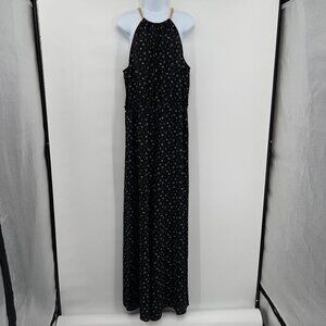 Michael Kors Women's Plus Floral Print Chain- Neck Wide Leg Jumpsuit XXL NWT